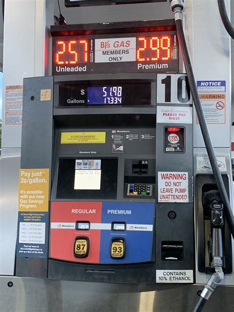 this is usually the lowest cost in this area. . Bjs farmingdale gas price
